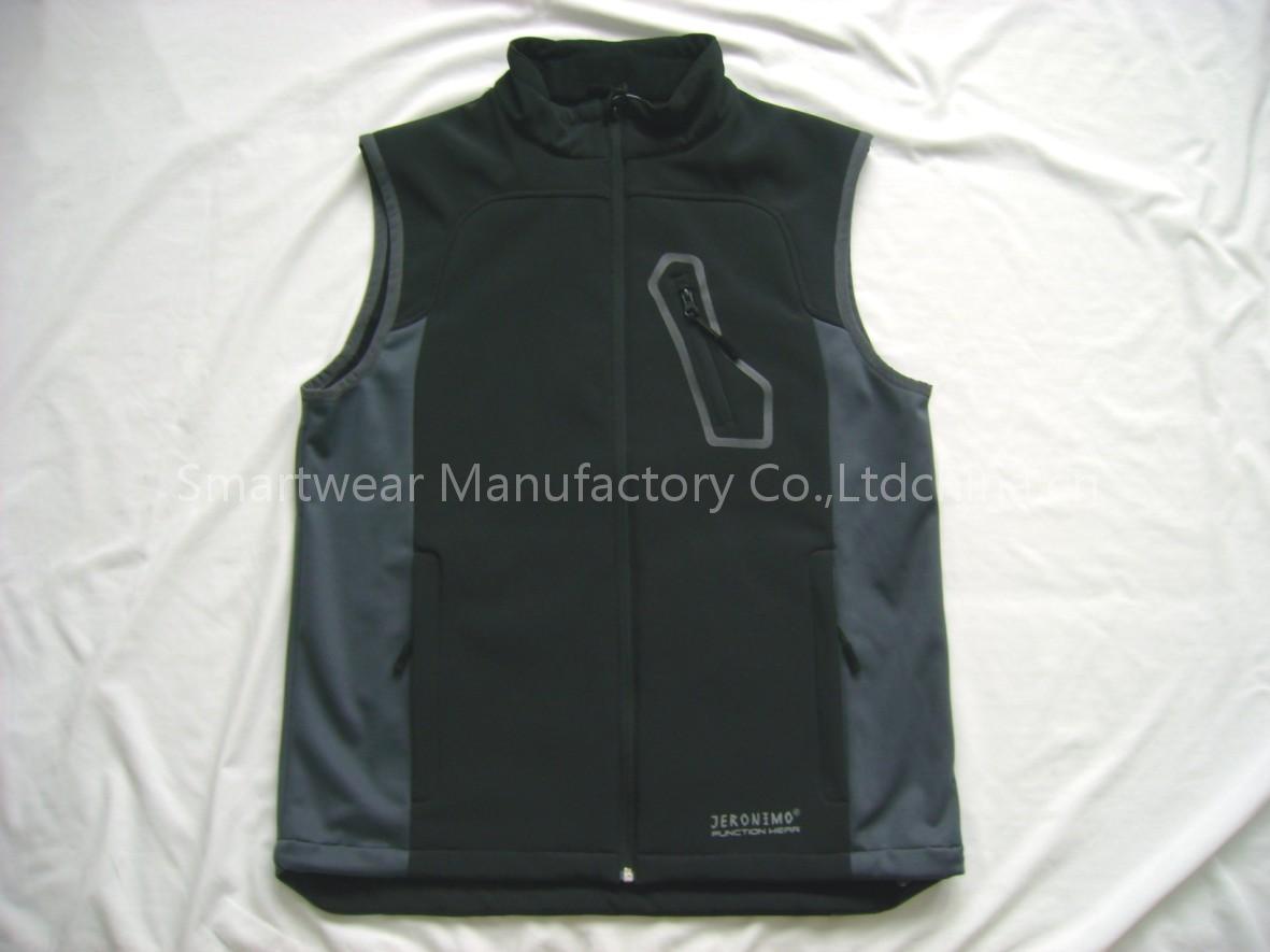 Breathable softshell vest