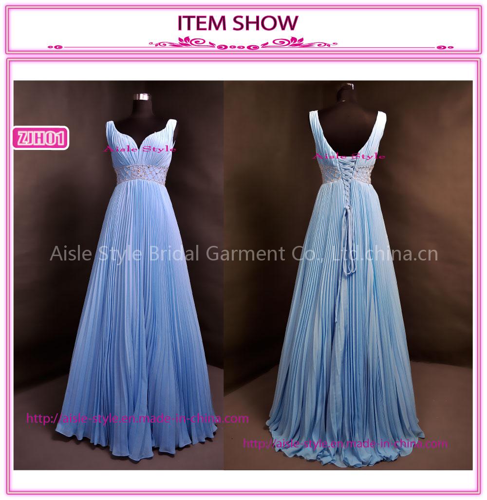 Sleeveless Evening Dress - ZJH01