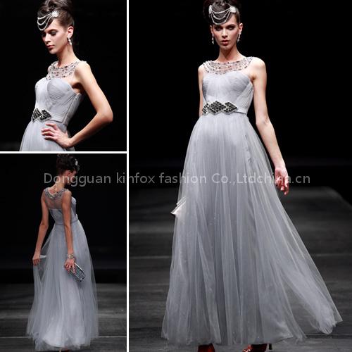 Coniefox Backless formal dresses bridesmaid gown 80806