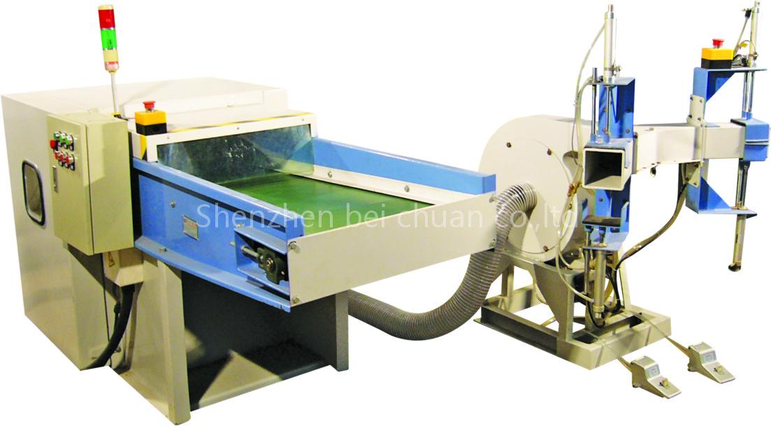 Fiber carding & filling machine