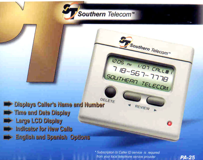 United States Caller ID Display Box