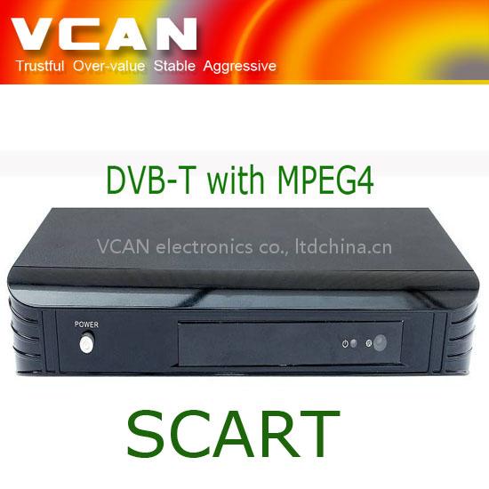 SCART DVB-T receiver with MPEG4