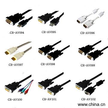 DVI Cable & HDMI Cable