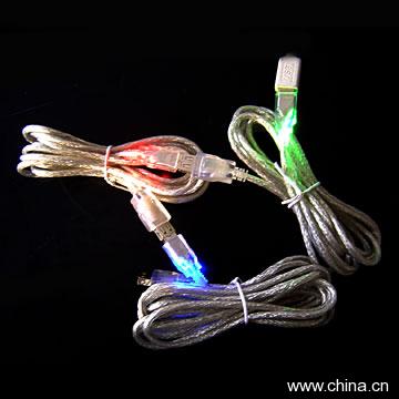 USB Cable w/Light