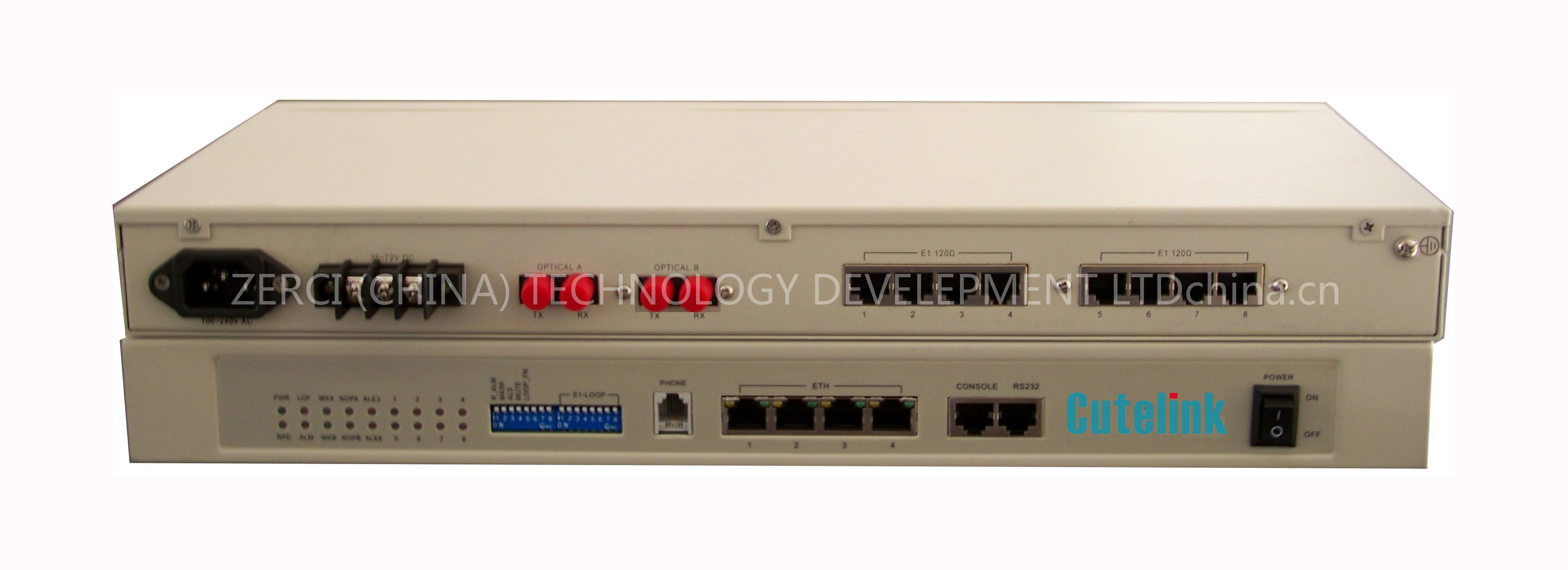 4E1+4Eth SNMP PDH Multiplexer