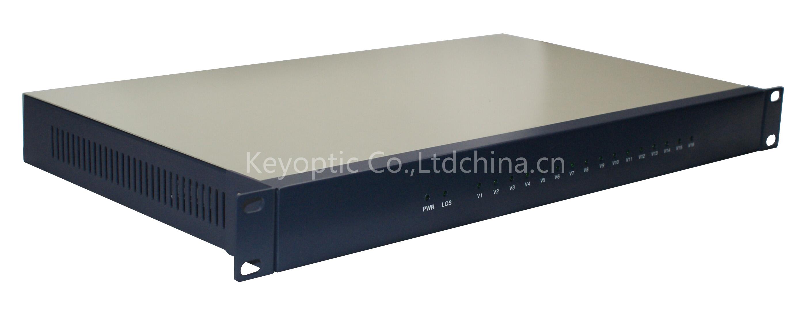 16 Channels Video Optical Fiber Transmitter&Receiver