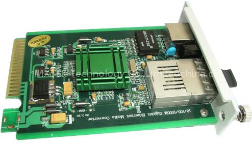 Dual-fiber Media Converter Card
