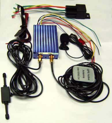 Car GPS tracker with car monitor