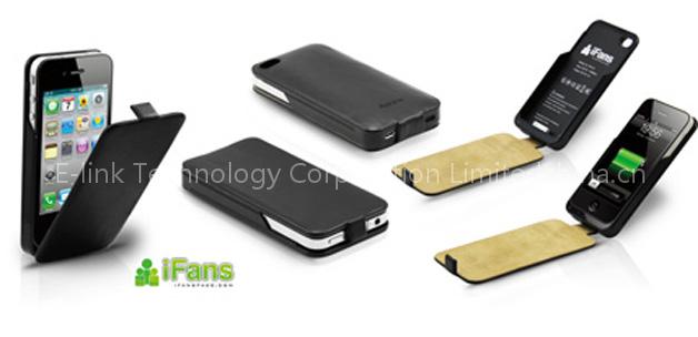 for iphone 4 luxury battery leather case