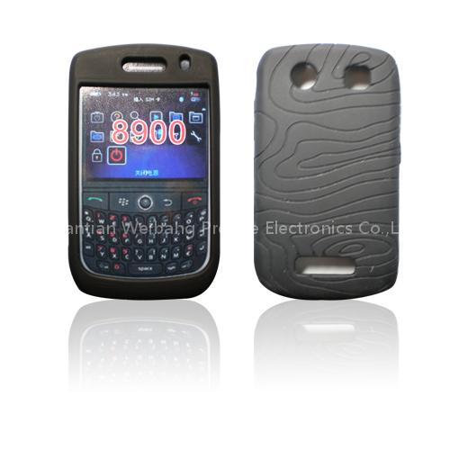 Mobile phone silicone cover blackberry 8900