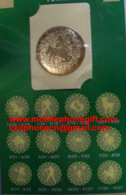 Sagittarius Anti Radiation Sticker 24K Gold china manufacturer