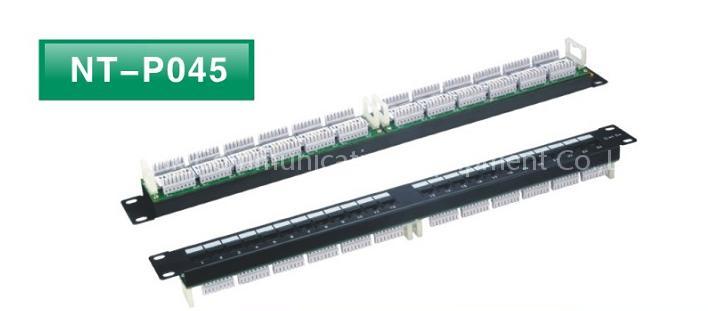 cat.5e(cat.6) patch panel