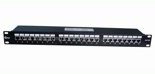 24 ports cat5e STP patch panel