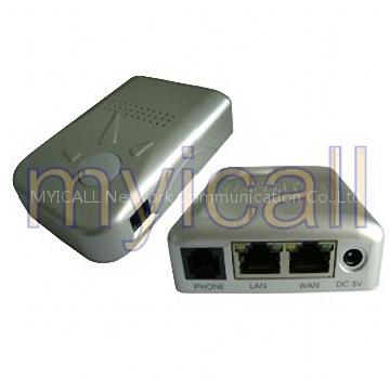 VoIP Phone Adapter (1FXS and 1PSTN)