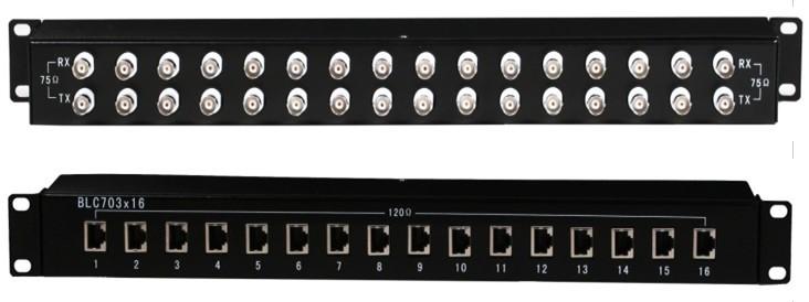 16-connector balun converter
