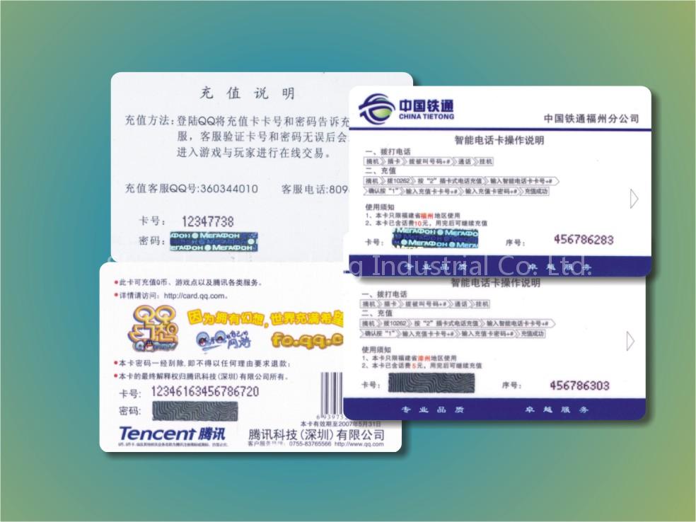 scratch card