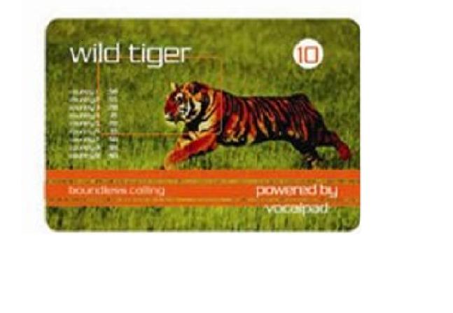Spain Wild Tiger Card