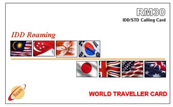 Malaysia ITG World Traveller Card