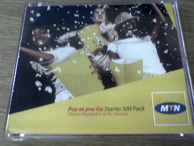 South Africa Mtn Pre Paid SIM Card