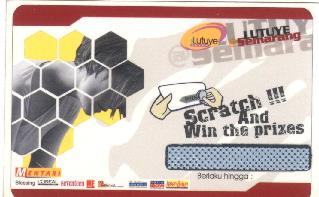 Indonesia Scratch Card