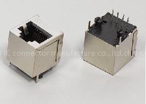 Rj45 Shield Top Entry Female Jack Connector