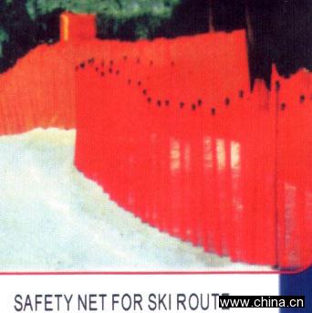Safety Net for Ski Route