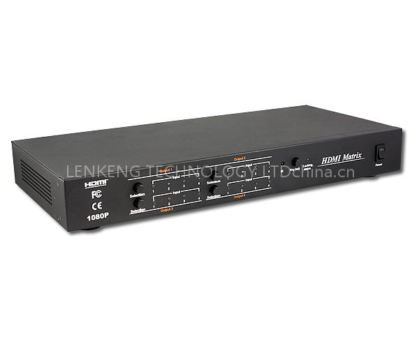 LKV344 4x4 HDMI Matrix Switch - HDMI 1.3