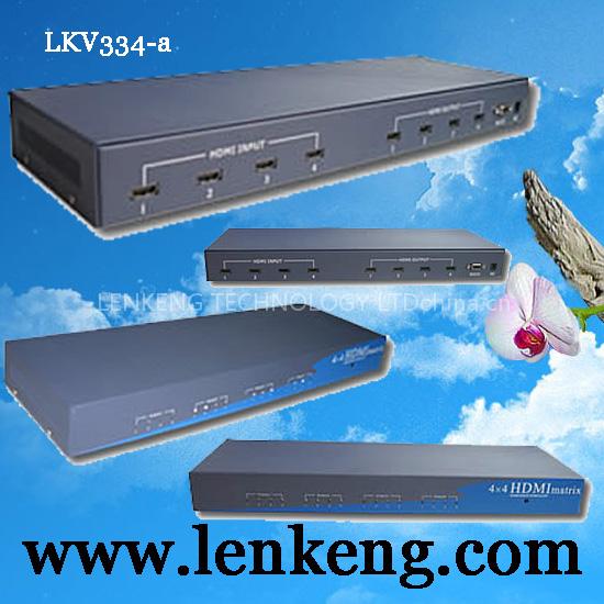 LKV334 4x4 HDMI Switch - HDMI 1.2