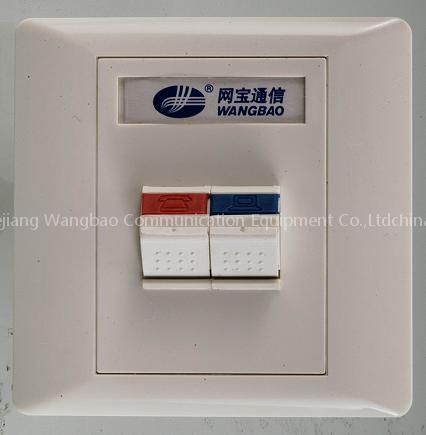 angled faceplate