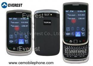 WIFI Enabled Mobile Phones TV mobile phone Qwerty slide dual sim mobile phone Everest H9800
