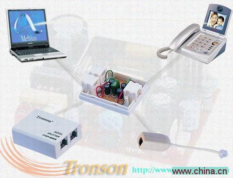 ADSL pot splitter