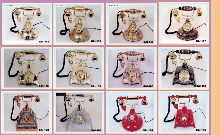 India Handcrafted Telephone
