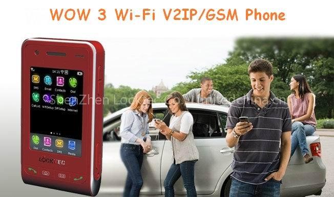 WOW 3 ---Wi-Fi VOIP &Video and GSM IP phone
