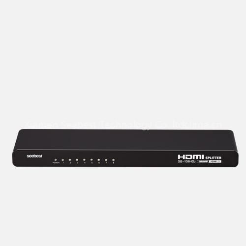 one input eight outputs HDMI splitter