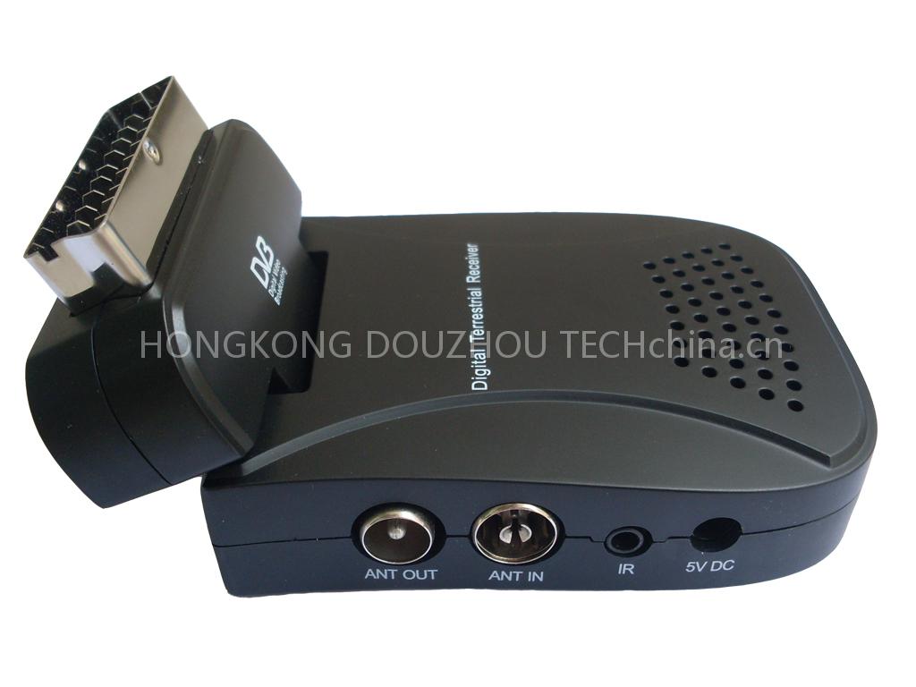 scart dvb-t receiver for digital tv box media player
