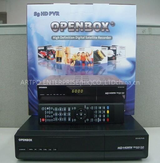 digital set top box Openbox s9 HD PVR,high definition satellite receiver,dvb-s2,linux operating system