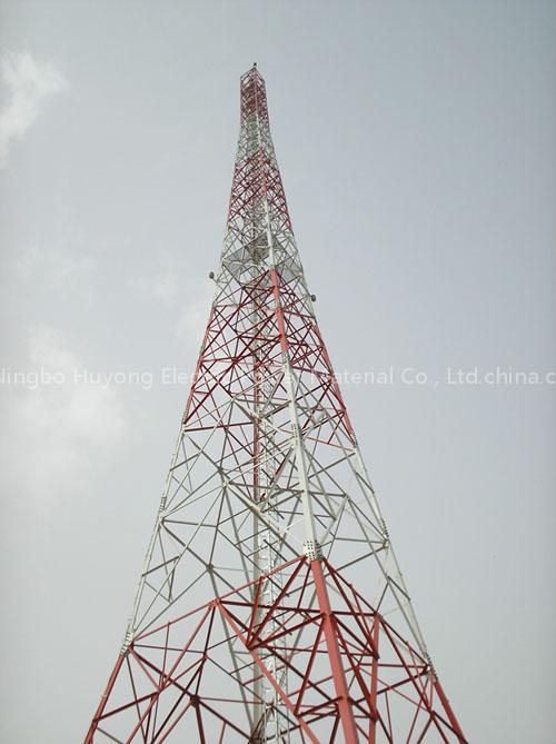 80m telecommunication steel tower