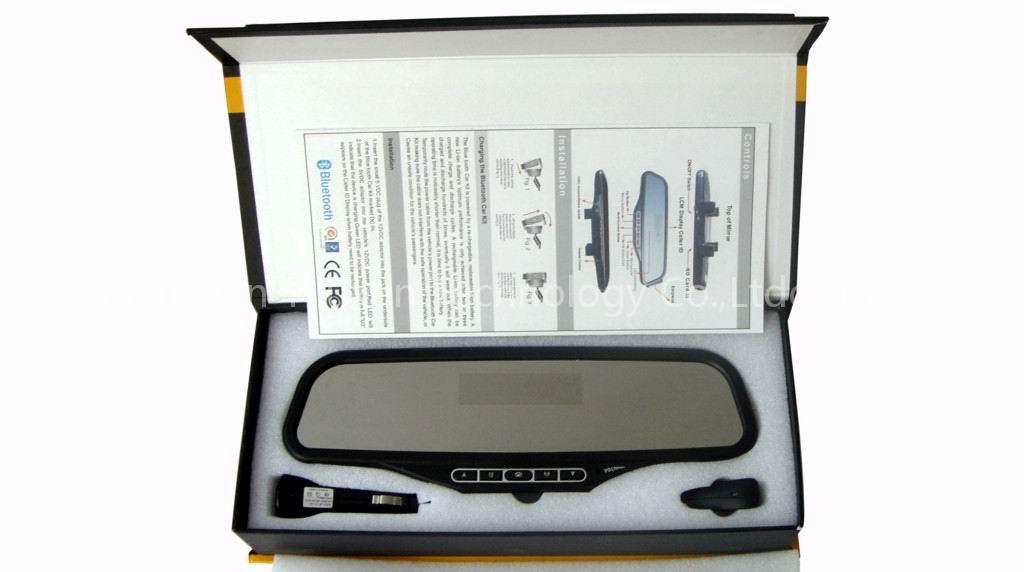 bluetooth handsfree carkit rearview mirror