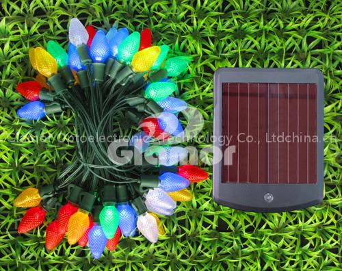 LED solar string lights