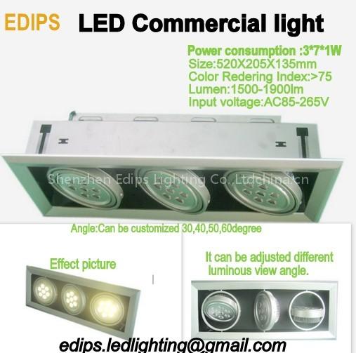 high power 21W led downlights