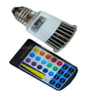LED dimmable light (E27-5W-RGB)
