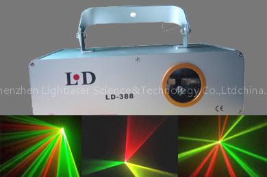 Double lens RGY laser light show