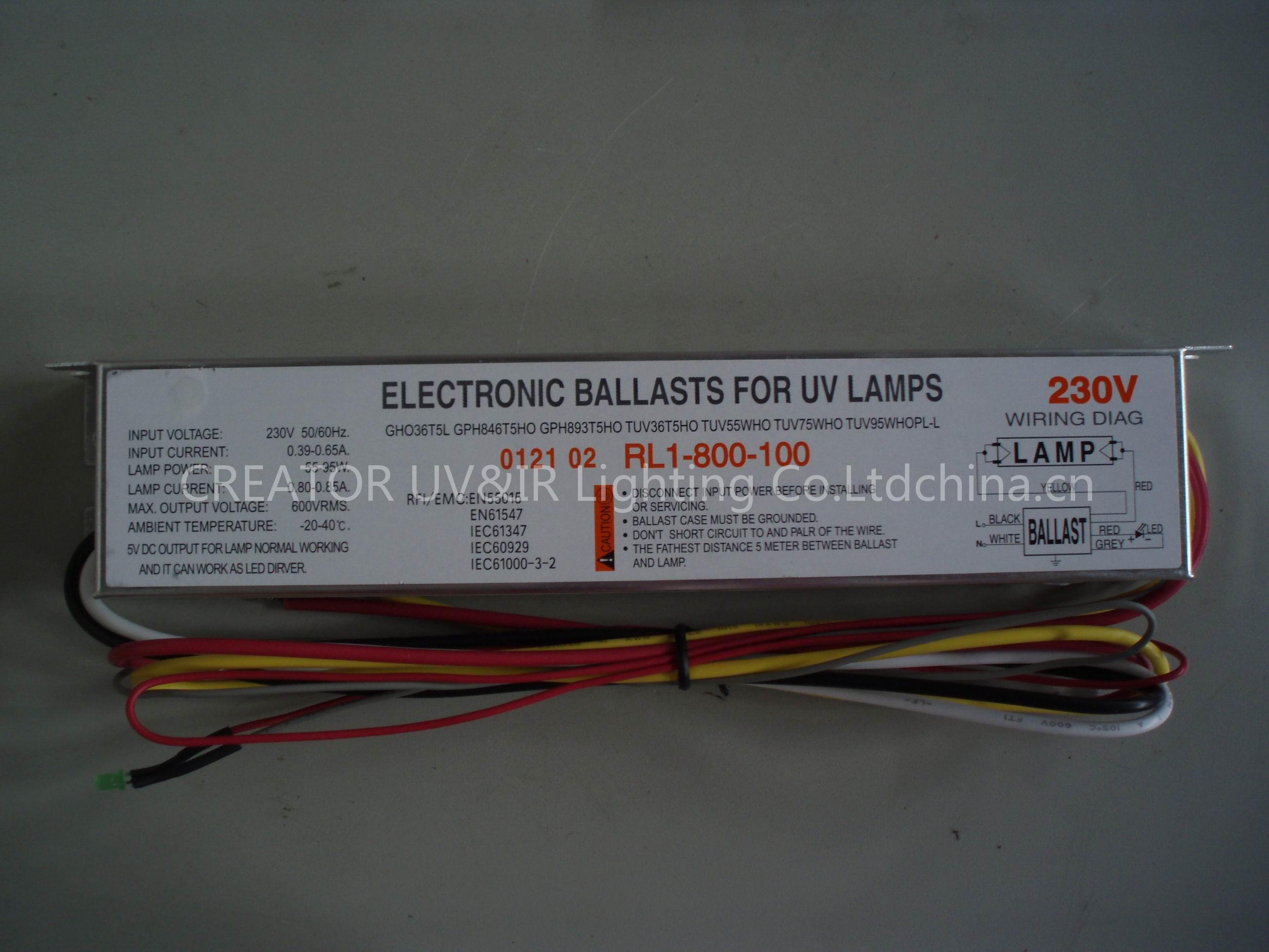 Electronic Ballasts for Low Pressure UV Lamps
