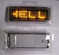 led belt buckle with back cover