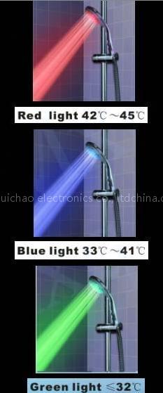 led shower head
