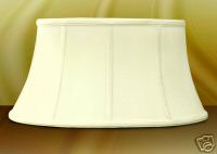 United States Beige Shantung Silk Style Oval Lamp Shade