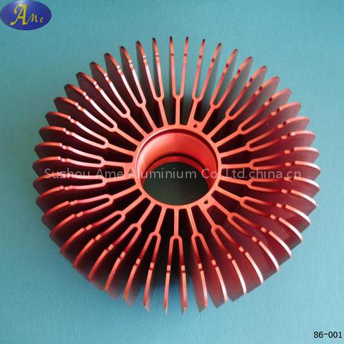 6063 Aluminum Extrusion LED Heat Sink
