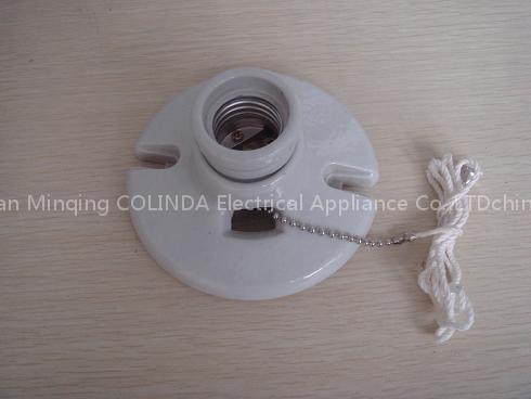 E27 porcelalin lamp holder, porcelain lampholder,ceramic lamp holder,porcelain lamp base
