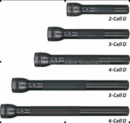 2/3/4/5/6 cell D military flashlight