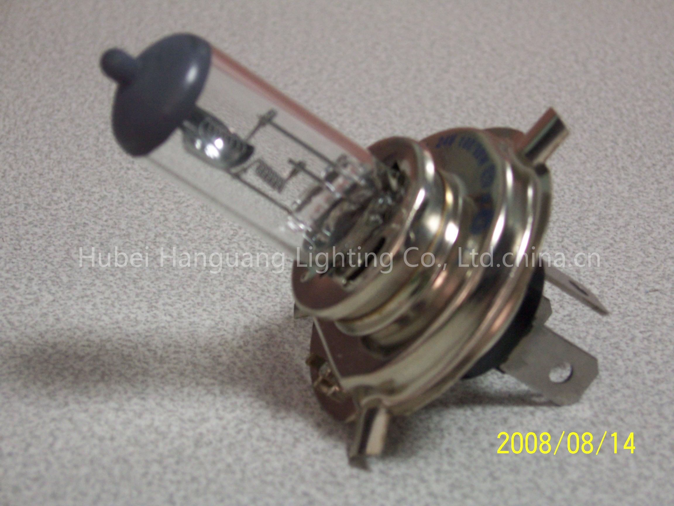 H4 halogen bulbs for auto headlamps